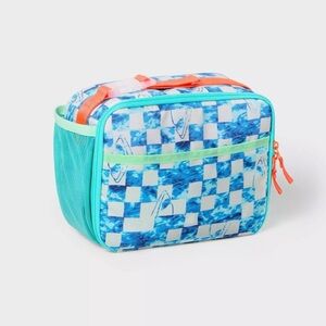 Cat and Jack Checkered Shark Lunch Bag w/ Buckled Strap
New with Tags